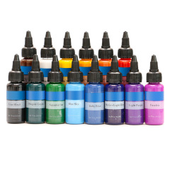 Cross-border domestic Silverdust transparent new tattoo ink set 35ml, direct sale of tattoo ink manufacturer