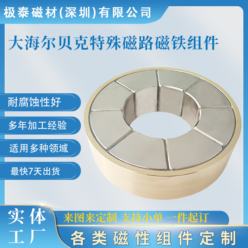 大海尔贝克特殊磁路磁铁组件 各类强力磁铁吸铁石多工艺按需制造