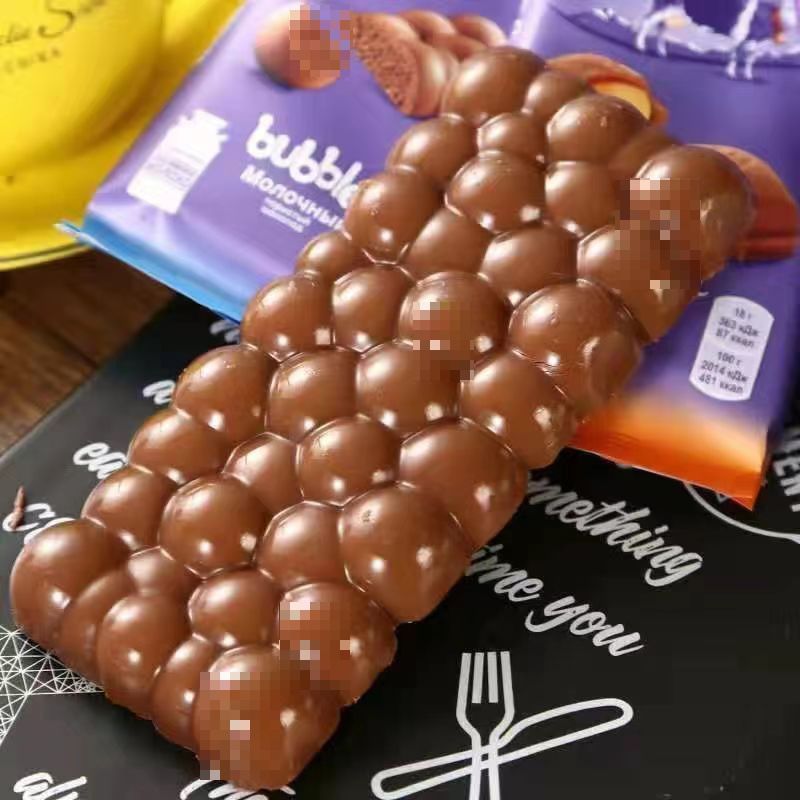 輸入チョコレートデミオカバブルサンドミルクヘーゼルナッツブラックバブルビスケット工場直販卸売Jinqi|undefined
