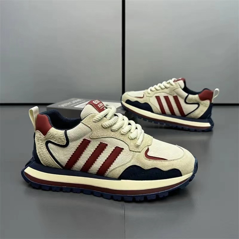 Hombre 2026 nueva moda de moda universal zapatos de papá suela gruesa transpirable anti-deslizante altura zapatos deportivos casuales zapatos de hombre