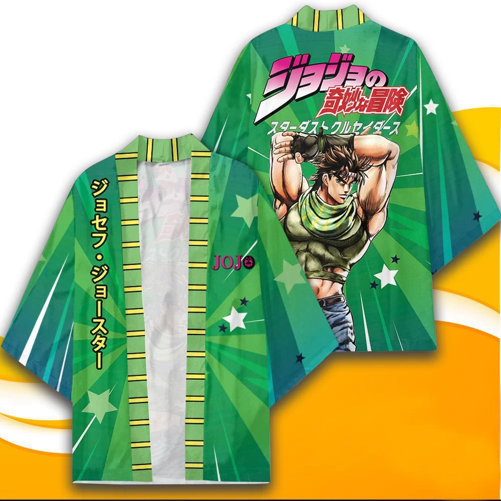 Хаори-кимоно (JoJo) косплей-плащ, 3D цифровая печать, детские и взрослые размеры