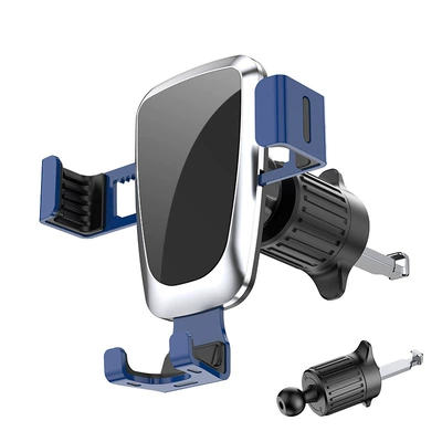Holder, Air Vent Metal | Car phone holder - yc08-mirror-gravity-bracket-hook-blue