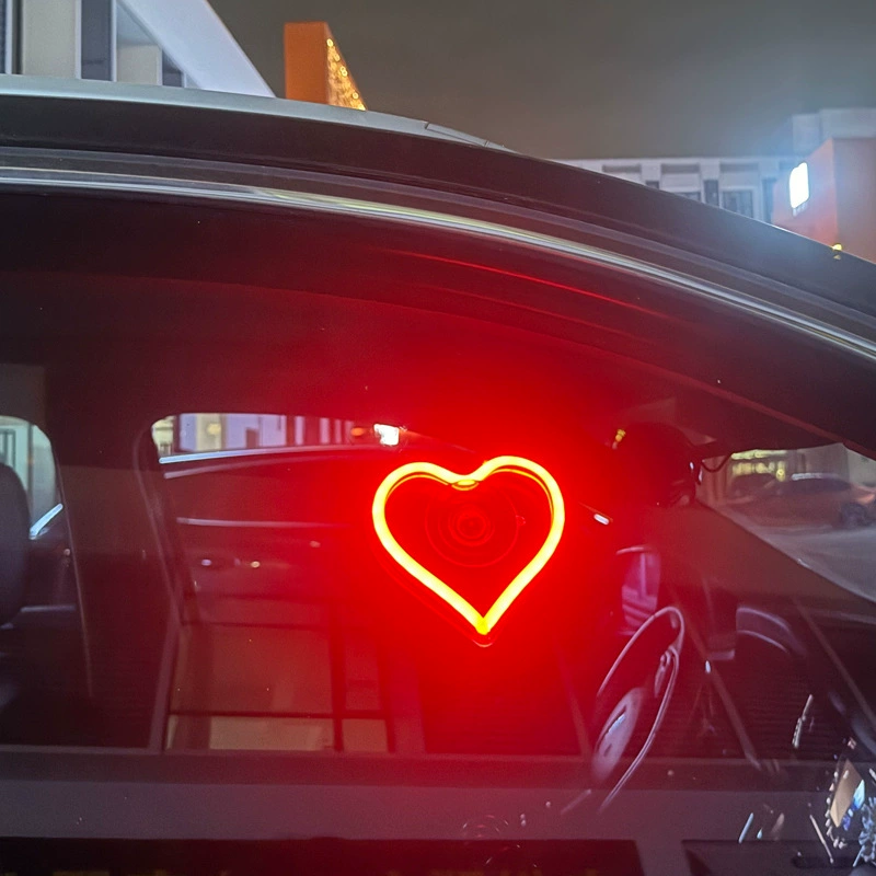 Трансграничные автомобильные светодиодные окна неоновые огни любви