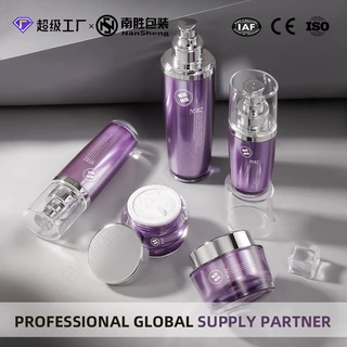 亚克力acrylic bottle set套装瓶 100ml按压乳液分装瓶 30g膏霜瓶