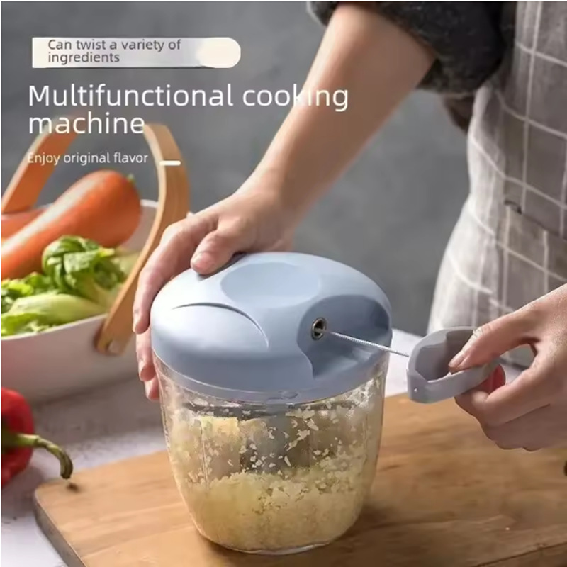 Household Multifunctional Manual Vegetable Cutter, Food Supplement, Meat Grinder, Hand-Pulled Chopper, Garlic Chopper