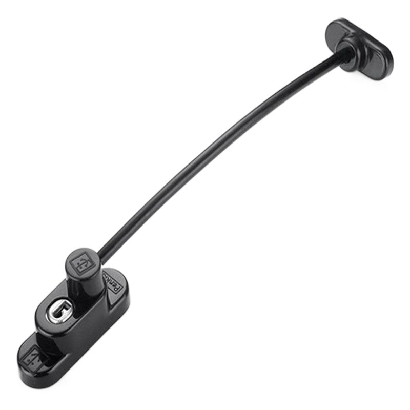 Ventana antirrobo de ventilación tapón del cinturón de seguridad para bebés para niños llave de la puerta y cerradura de la ventana protección contra caídas de gran altura