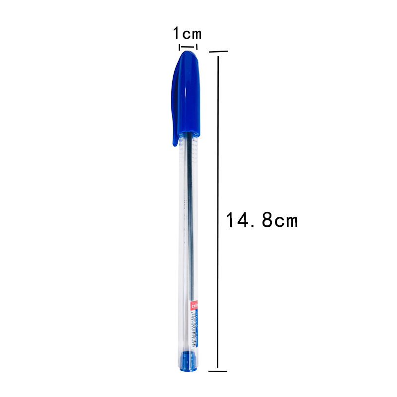 Pluma de plástico simple 1.0MM lápiz de bola varilla transparente intercambiable núcleo de lápiz de bola para niños estudiantes image 5
