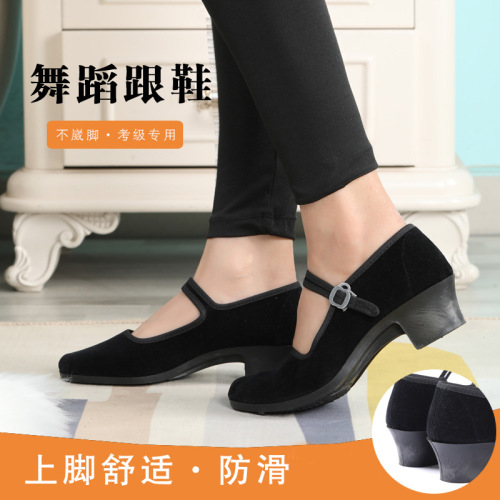 New dance shoes for women, adult ethnic dance exam work shoes, Yangko dance shoes, children's dance shoes, cloth shoes