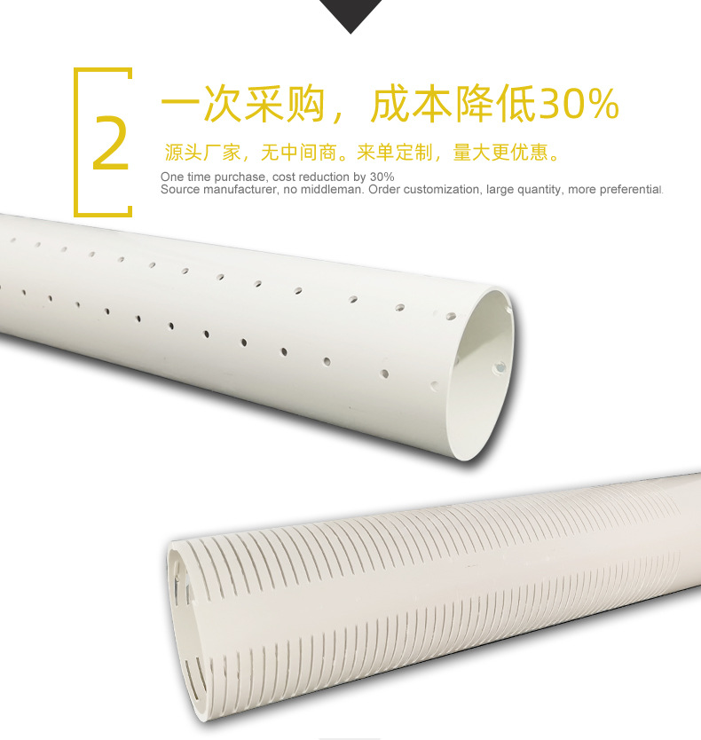 pvc打孔管PVC割缝管排水管upvc滤水管绿化灌溉盲管海绵城市渗透管-阿里巴巴