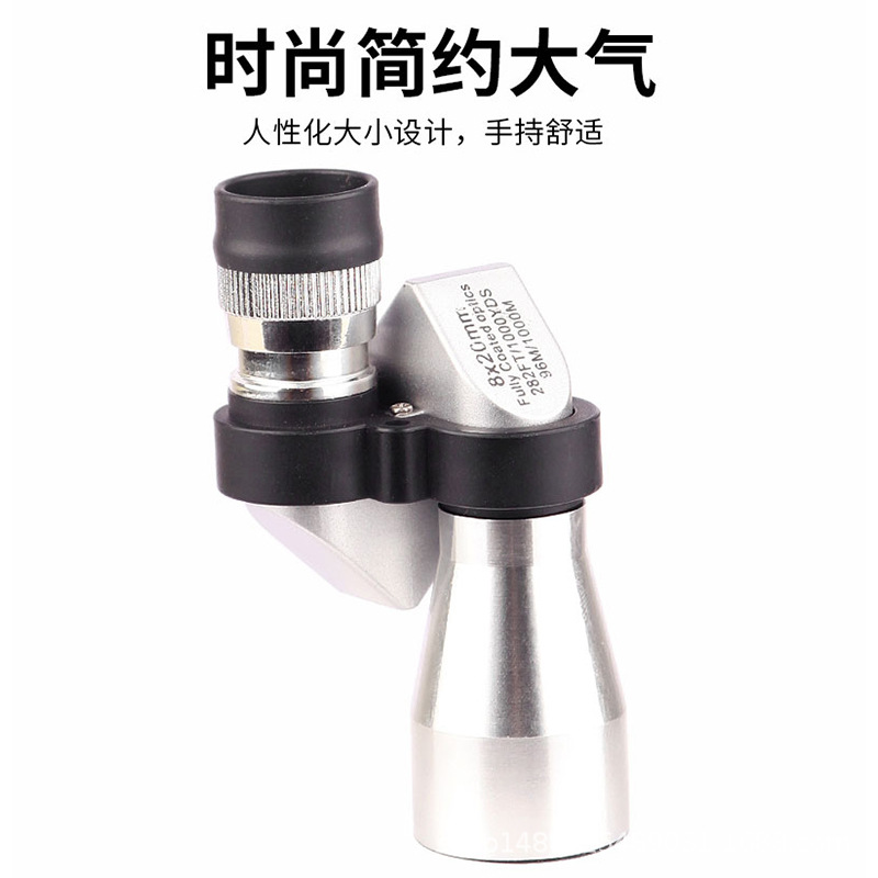 Mini Esquina de metal telescopio monocular portátil microscopio viajes fotografía fábrica al por mayor de suministro transfronterizo