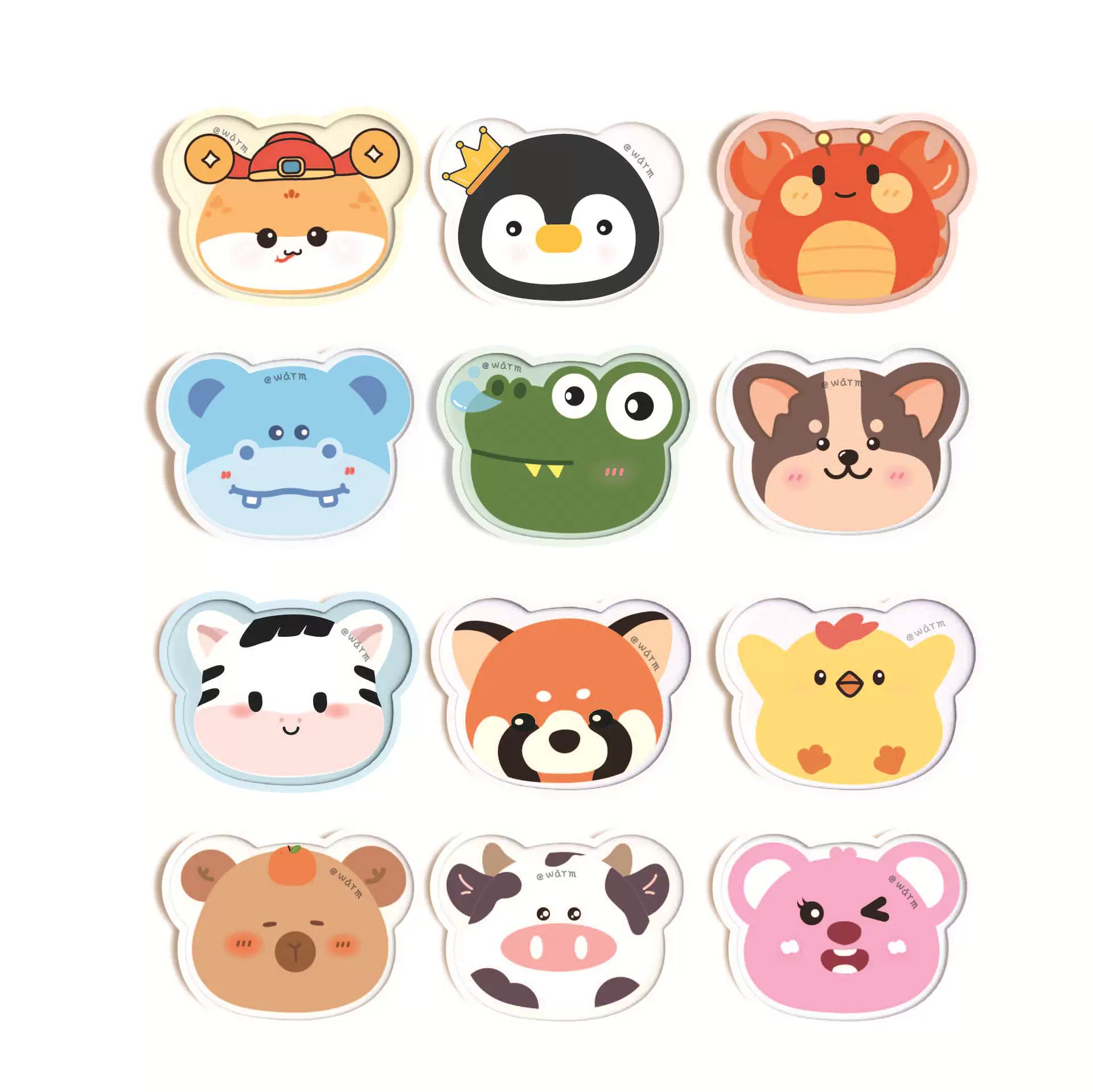 Live broadcast special-shaped cartoon warm baby patch self-heating warm patch super long heating patch student cold protection self-heating patch wholesale