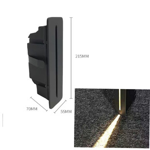 New LED outdoor foot light step light wall foot light shell kit a beam of light stair walk light side wall light
