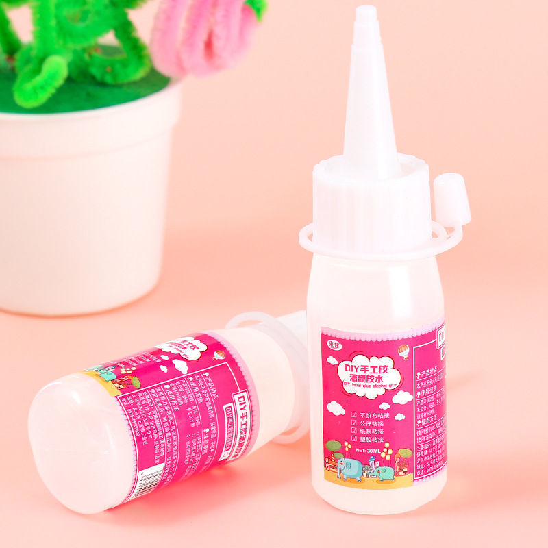 30ml non-woven handmade glue alcohol glue student special glue strong transparent universal glue children diy material