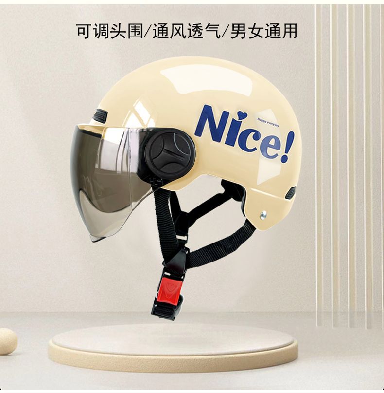 3C Certified Electric Motorcycle Helmet Men Women Summer Safety Half Helmet