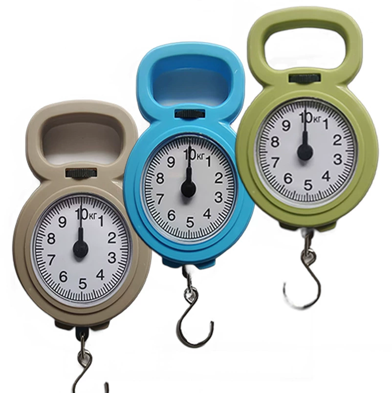 Double finger hand lifting spring scale high -precision 10kg home courier scale small mini spring is called kitchen gift name