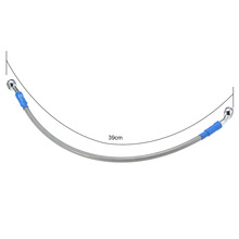 摩托车不锈钢编织通用制动油管 哈雷刹车油管高压管 30-220cm可选