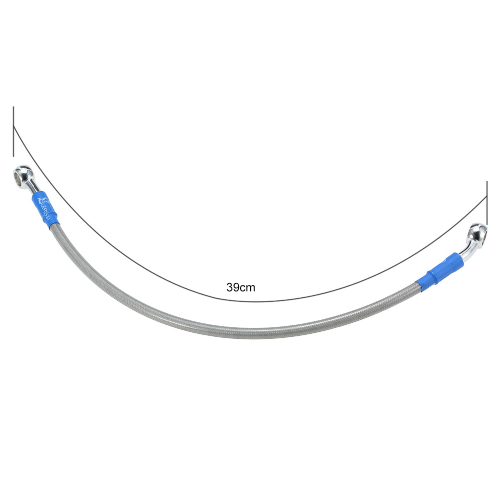 摩托车不锈钢编织通用制动油管 哈雷刹车油管高压管 30-220cm可选