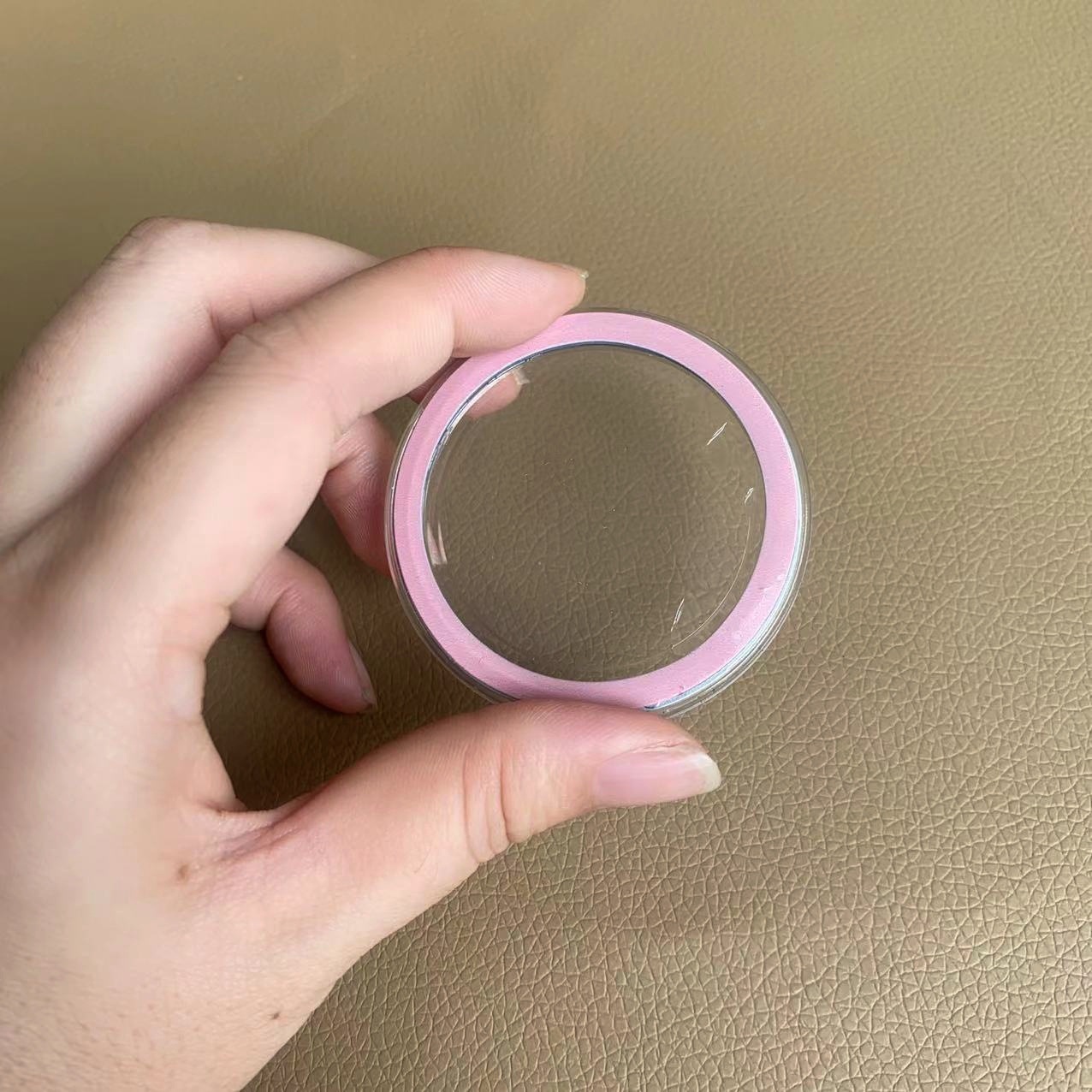 Soporte de teléfono móvil de magsafe transparente soporte de bolsa de aire de succión magnética negra pura bandeja de succión magnética anillo de succión magnética anillo de succión magnética al por mayor