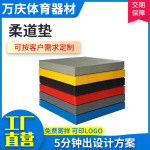 专业比赛训练柔道垫榻榻米散打摔跤格斗搏击压缩海绵防滑垫减震