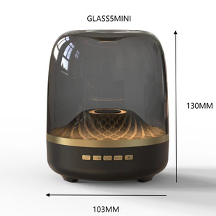 Huaqiangbei Harman GLASS fourth generation desktop computer heavy bass Bluetooth card plug-in audio live mini audio