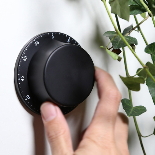 Stainless steel timer kitchen machinery student time management reminder countdown timer with magnet baking alarm clock