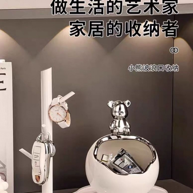 폭력적인 입구 복도 장식품 키 보관 문 입구 신발 캐비닛 거실 장식 집 새 집 선물