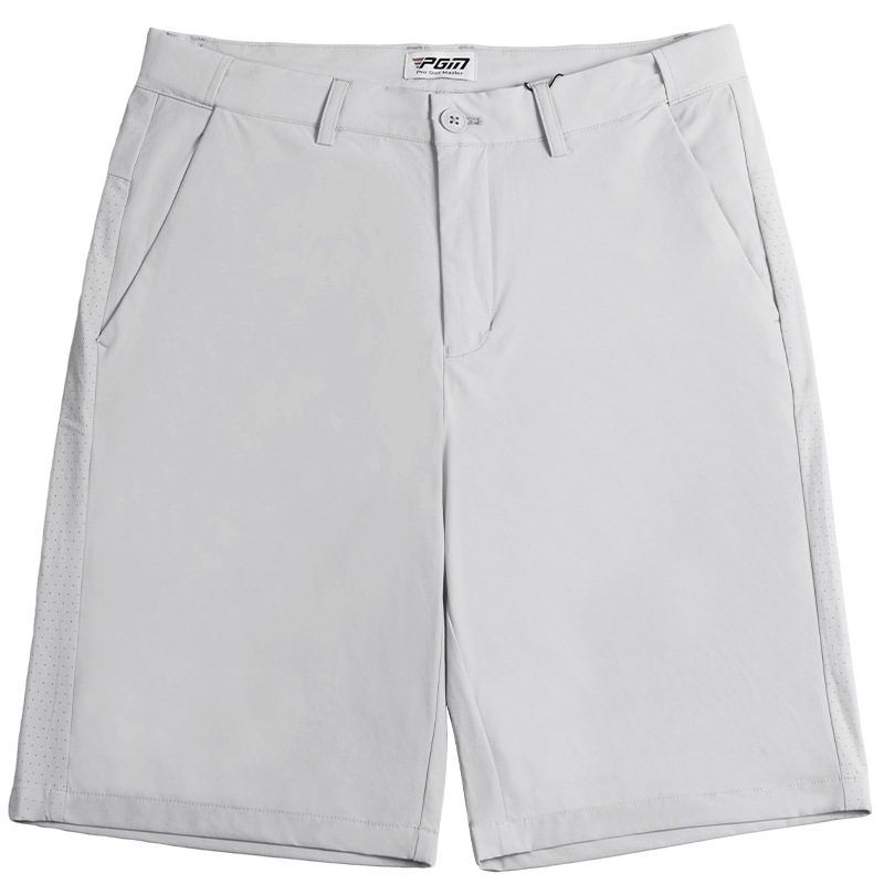 Quần short golf nam thắt lưng co giãn thoáng khí — Quần short màu xanh nước ngoài KUZ202 [thắt lưng co giãn/lỗ thoáng khí bên/găng tay dính túi sau], Quần short màu xám nhạt KUZ202 [thắt lưng co giãn/lỗ thoáng khí bên/găng tay dính túi sau], Quần short đen KUZ202 [thắt lưng co giãn/lỗ thoáng khí bên/găng tay dính túi sau], Quần short trắng KUZ202 [thắt lưng co giãn/lỗ thoáng khí bên/găng tay dính túi sau]