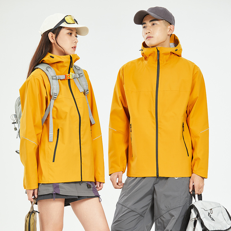 凯乐时款硬壳冲锋衣男女GBT32614防暴雨防水透气爬山外套登山服|undefined