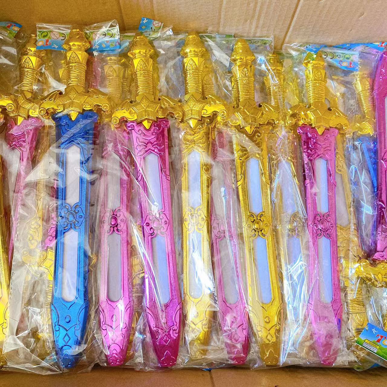 Juguetes infantiles armas de simulación de espada modelo de punto escénico de estandos de regalo de juguetes para niños 2 yuanes al por mayor