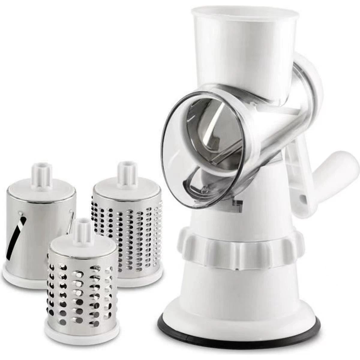 Cross-border new kitchen cutter multi-function manual cutter vegetable cutter vegetable cutter three-in-one hand-shake slice grater