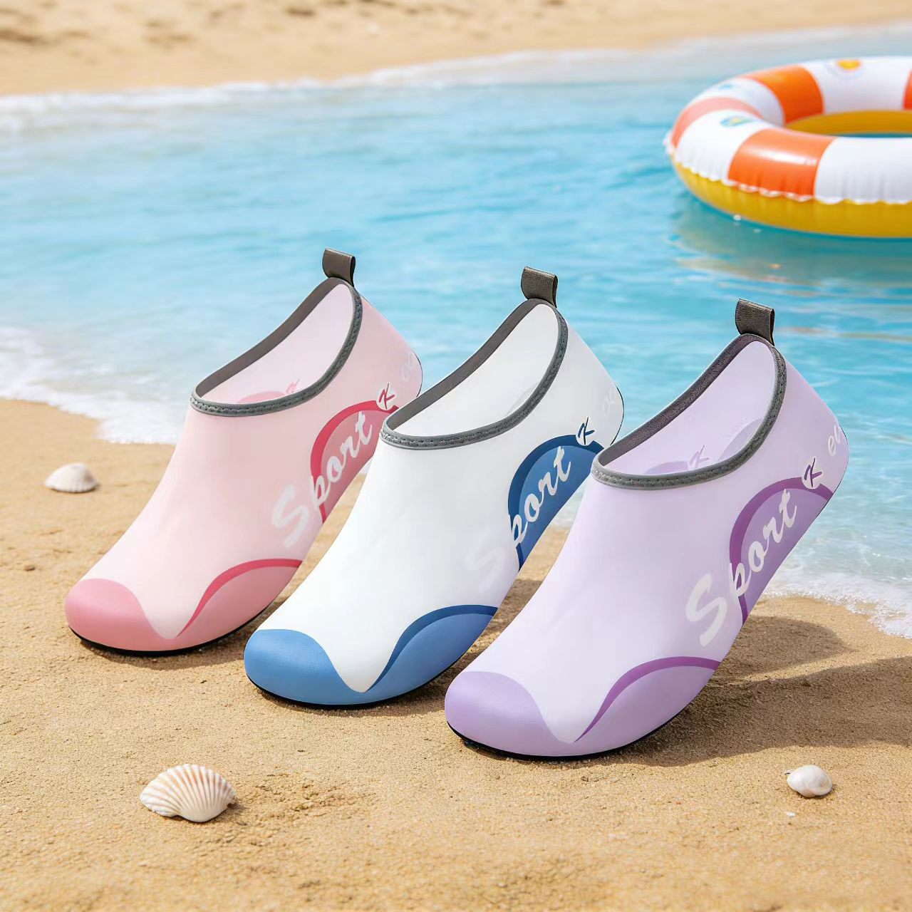 Quick dry breathable beach footwear for men and women