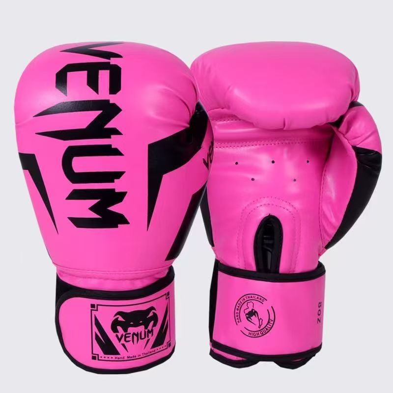 Guantes de boxeo niños adultos guantes de boxeo taekwondo gimnasio ejercicio dedo completo lucha Sanda al por mayor cualquier logotipo