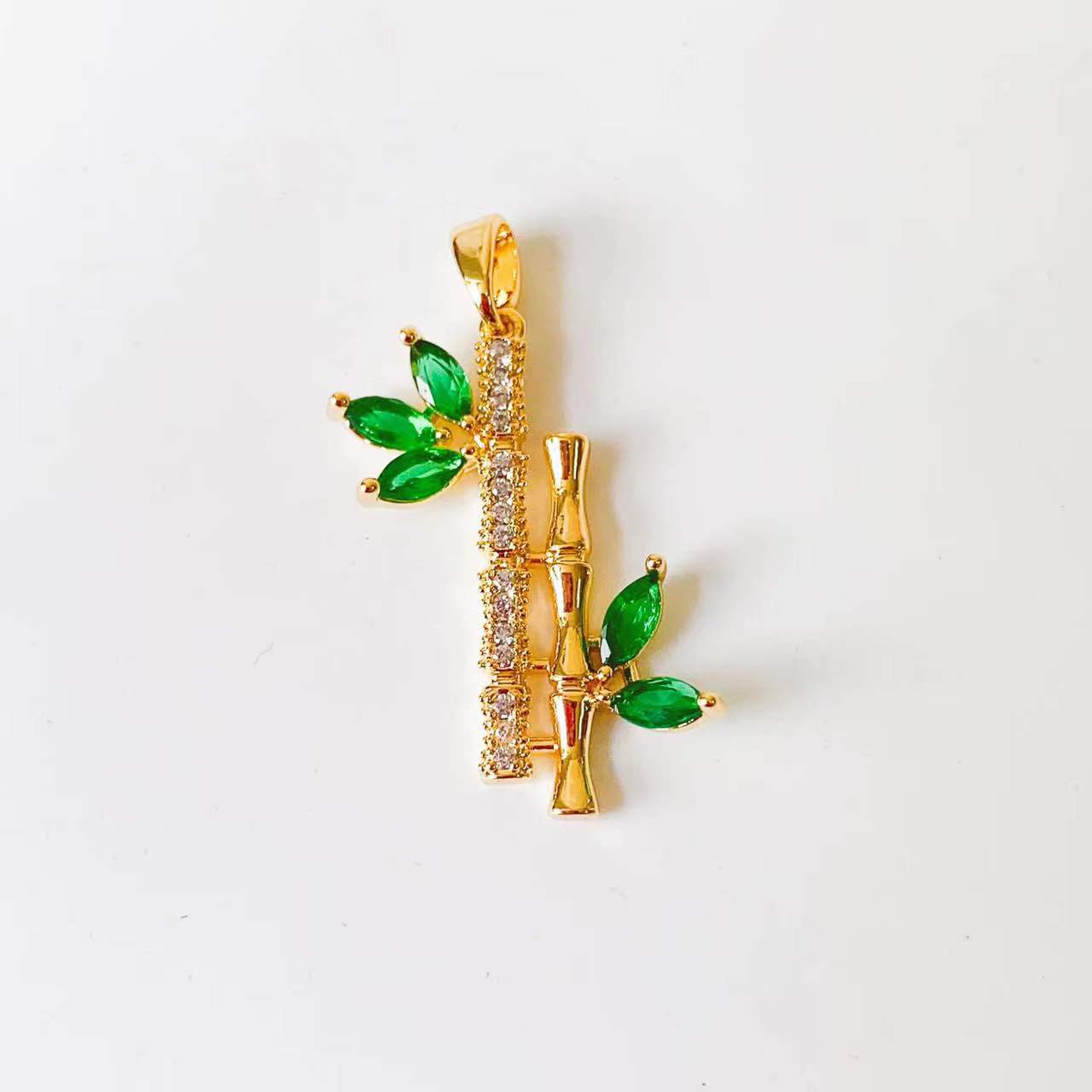 1 Piece Copper Artificial Pearls Cat's Eye Stone Zircon Geometric Charms Jewelry Accessories display picture 25