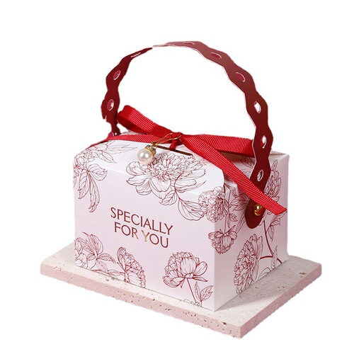 Sugar Box Wedding Happy Sugar Box  Instagram Floral Luxurious Wedding Handheld Happy Sugar Box Gift Box Empty Box Niche