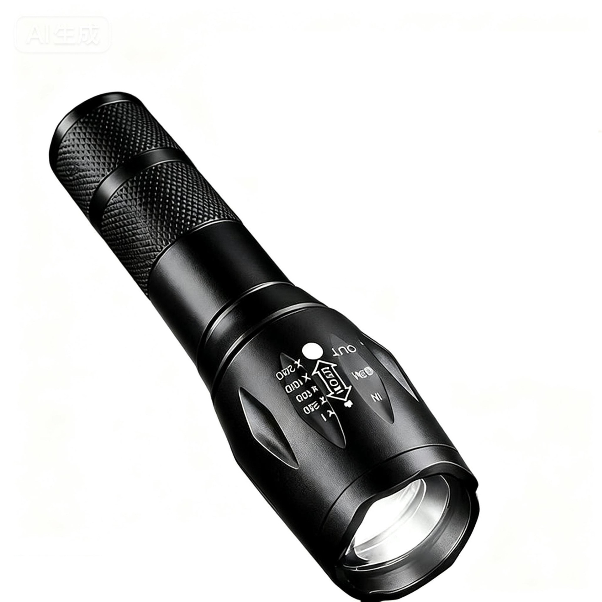 Ciclismo al aire libre led linterna T6 zoom patrulla linterna de luz intensa Temu transfronteriza explosión linterna A100