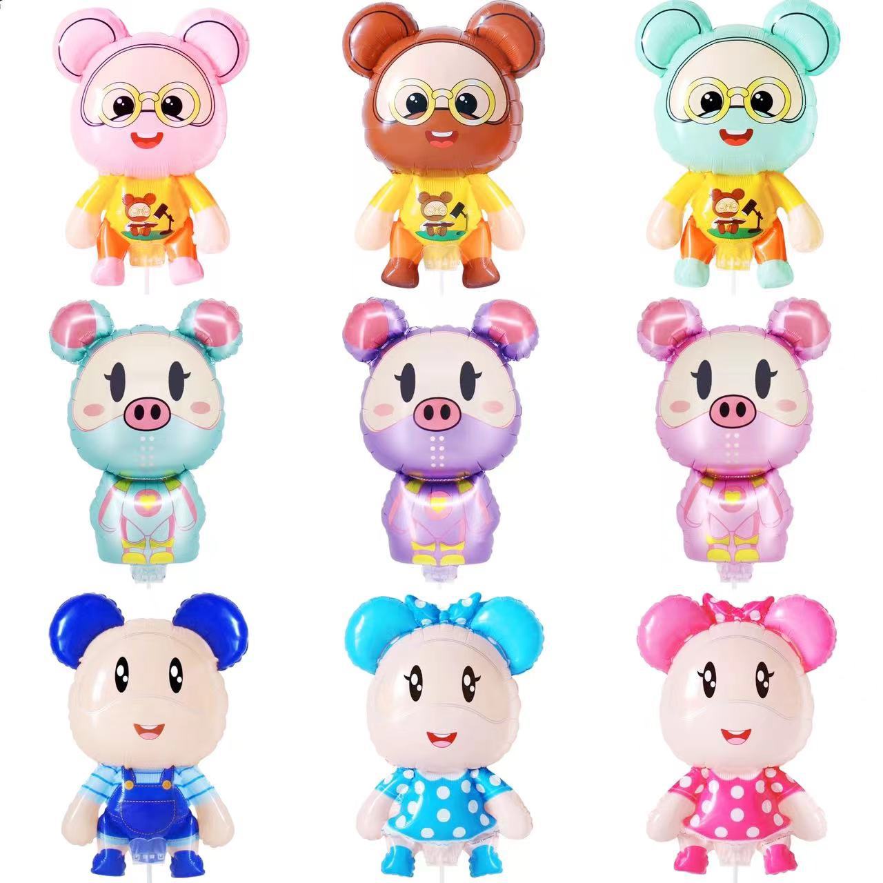 성간 곰 클립 풍선