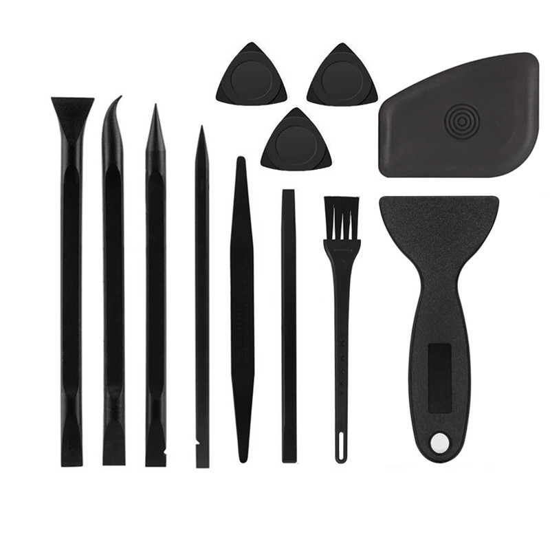 手机拆机撬棒 塑料拆壳工具 双头塑料撬棒　黑色扁头拆机棒