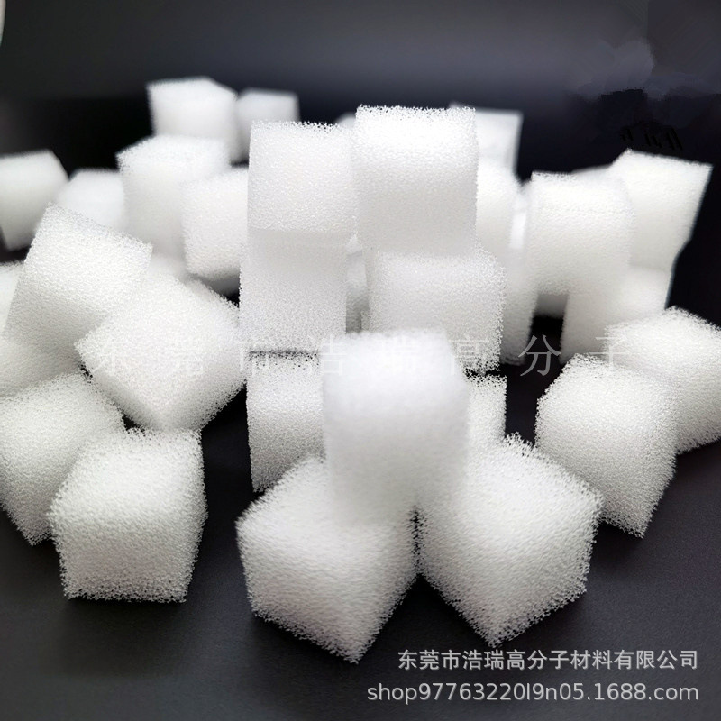 批发15-60PPi网状阻燃过滤棉银离子净化加碳过滤棉氨酯黑色片材