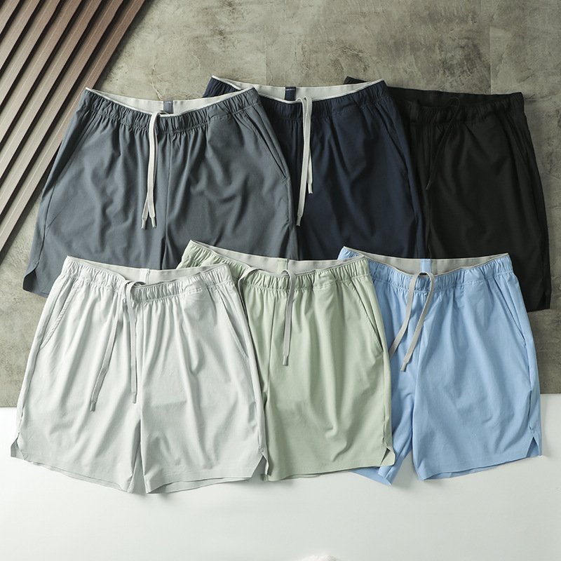 Lightweight Hiking Lightweight Quick-Drying Breathable Elastic Summer Men's Outdoor Sports Elastic Waist Shorts Running Training Pants