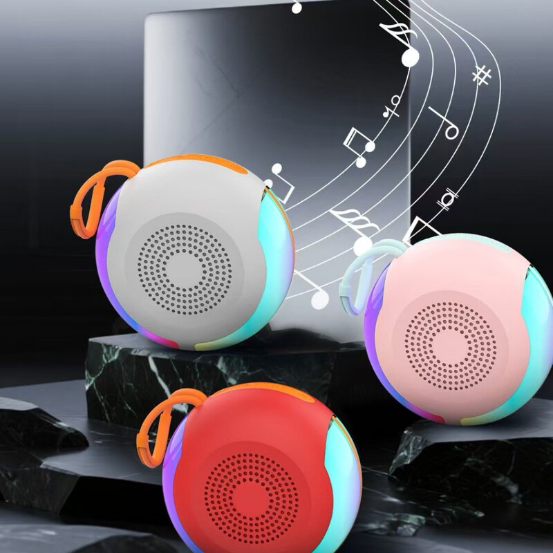 2025Y06 Portable Wireless Bluetooth Speaker Outdoor Card-Insertable Subwoofer Creative Mini Sunset Atmosphere Light Speaker