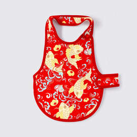 婴儿肚兜纯棉秋冬季双层新生小兜兜儿童宝宝护肚子肚围夏天红腹围