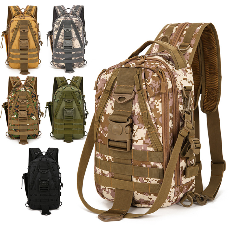 Cross-Border Luya Tactical Backpack Large Capacity Outdoor Sports Hiking Mountaineering Cycling Camouflage Multi-Functional Backpack