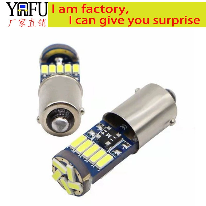 BA9S бесступенчатое декодирование, индикатор ширины, лампа T10-4014-15SMD, индикатор ширины, высокая яркость, автомобильный модифицированный светодиодный свет