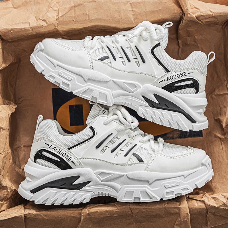 Zapatos de verano para hombre, zapatos deportivos de malla transpirables para papá, zapatos casuales para adolescentes, tendencia de los hombres, zapatos de plataforma de todo fósforo, hombres