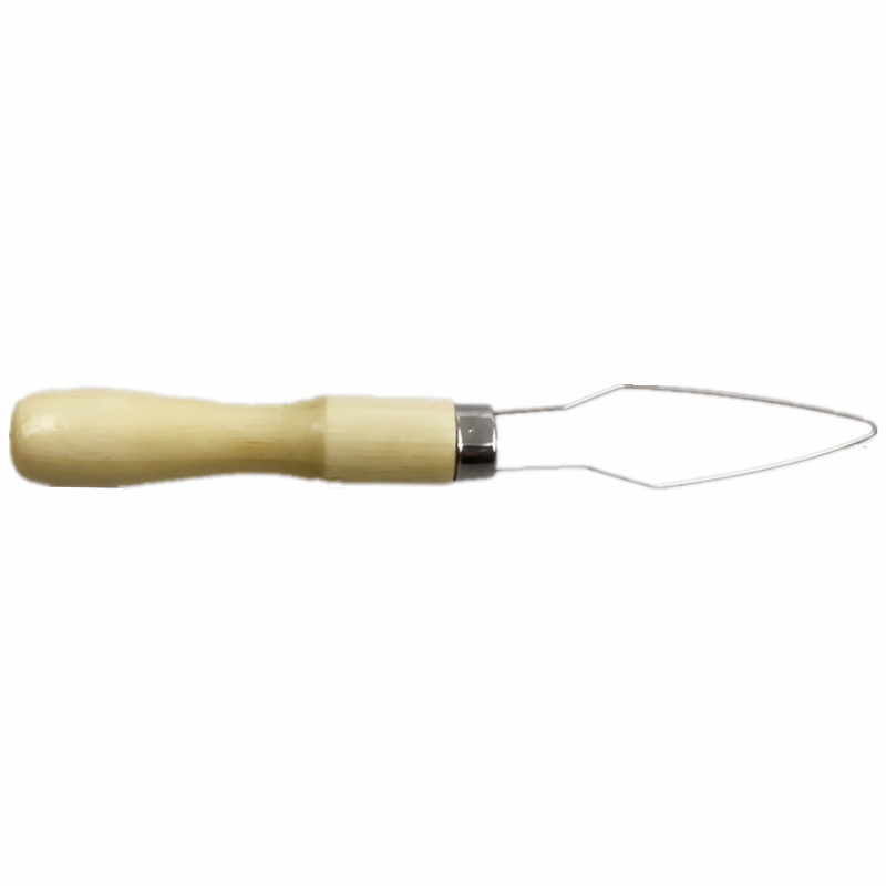Botón rápido de desgaste casero mano DIY mango de madera pulsar botón fábrica de ropa coser pulsar botón flipper