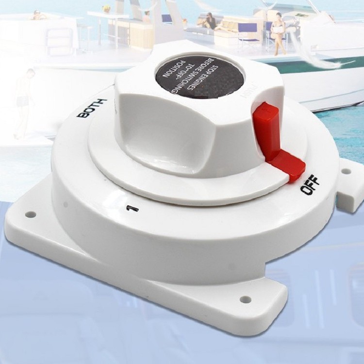 36v300A白色游艇电源开关快艇双电瓶 专用开关