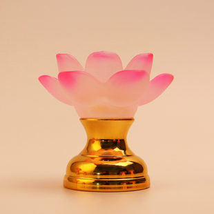 Красочные глазированные лотосные гристые лампы дома буддийский зал для Будды Лонг Легкие свечи свечи украшения оптом