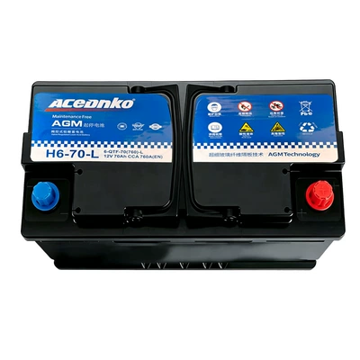 Agm70 Start-Stop System Is Car battery/battery