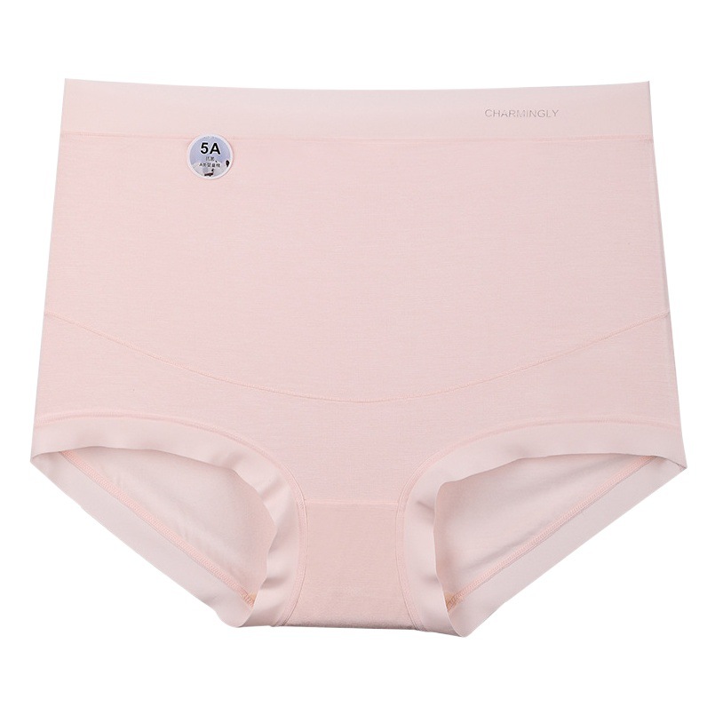 Pregnant Women's Underwear High Waist Abdomen-supporting Class A Infant Grade Summer Thin Soft Antibacterial Large Size Underwear for Middle and Late Pregnancy