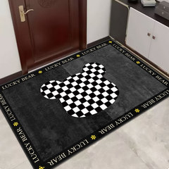 Cartoon entry floor mats can be cut, light luxury entry door mats, non-slip foot mats, entry door entrance hall, bedroom living room coffee table mats